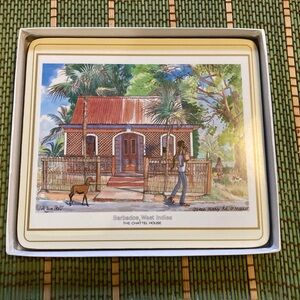 Jill Walker Barbados West Indies Art Print placemats